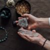 Natural crystal bracelet inspired by Taoist philosophy, crystal symbolism, mindfulness, and spiritual balance